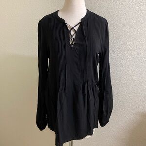 Old Navy Medium Black‎ Tunic Shirt